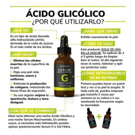 Serum Acido Glicolico 10 Quotidien  Aloe Vera  Glicerina Skin Care  Suero Exfoliación Efectiva  Skincare Antienvejecimiento  Líneas De Expresión -... 