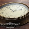 Plumeet Metal Wall Clock, 13'' Non Ticking Classic Silent Iron