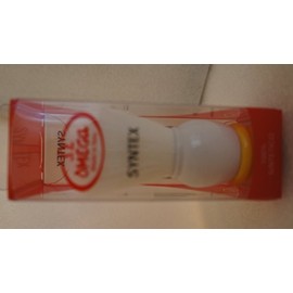 Omega Shaving Brush # 90075 Syntex 100% Synthetic White/Yellow