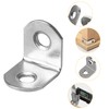 NAHUAA Pack of 60 Stainless Steel Angle Brackets 20 x