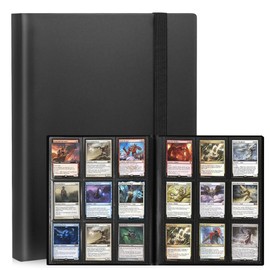 9 Pocket Trading Card Binder, Trading Card Album Folder, Premium Card Binders Card Holder Compatible with MTG, TCG, Baseball Cards (540 Pocket)