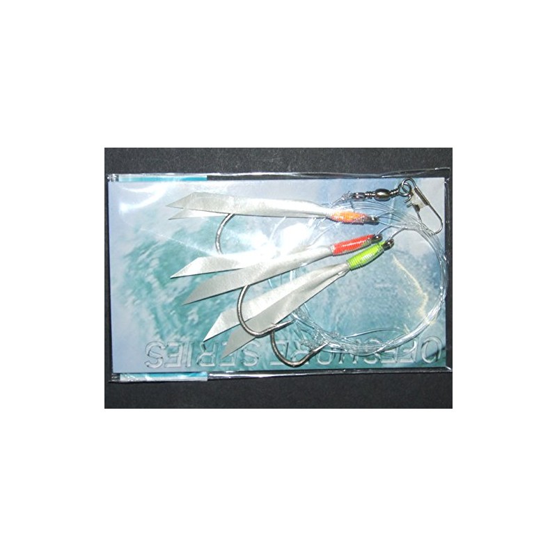 SUPER CATCH JUMBO DAYLITE FEATHER RIG LURE 3 x 7/0