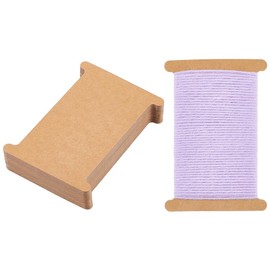 PH PandaHall 50pcs Storage Ribbon Spools Organiser Embroidery Floss Bibbon for Thread Holder Empty Cardboard Yarn Spool for Cotton Thread Cross Stitch Craft DIY Sewing 13 x 8.9 cm