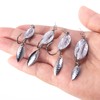 Alwonder 5-Pack Weighted Swimbait Hooks with Underspin, Pin Spring Fishing