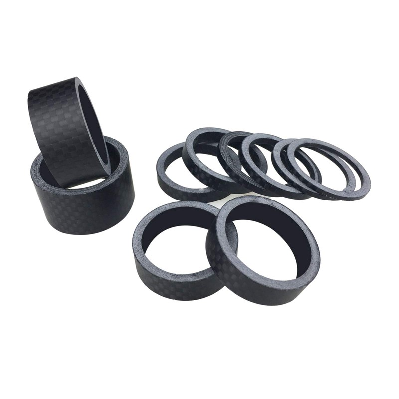 PLATT Headset Spacer Full Carbon 3K Matte Diameter 10 Pcs