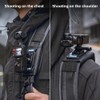 SUREWO Osmo Pocket 3 Backpack Mount, Bag Belt Shoulder Strap
