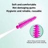 Jiawu Cepillo Interdental, 200 Cepillos Dentales de Silicona Suave para