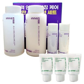 Innisfree Orchid 2-Piece Set + Green Tea Hyaluronic Acid Cream 15ml x 3 / 이니스프리 한란 2종세트+그린티 히알루론산 크림 15mlx3개