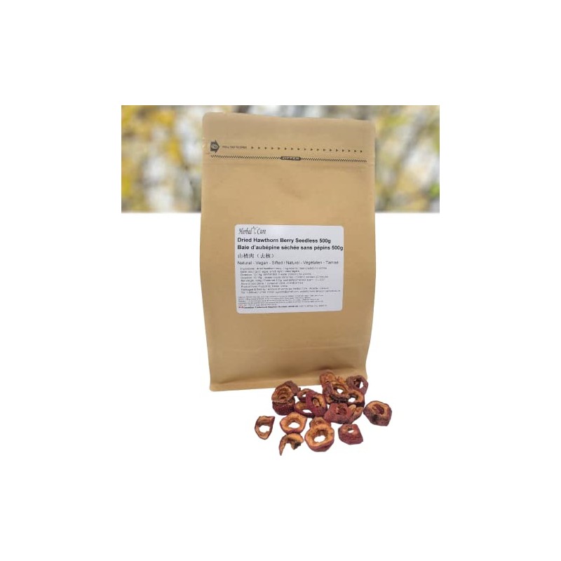 Herbal Cure Hawthorn Berries - Seedless 500g
