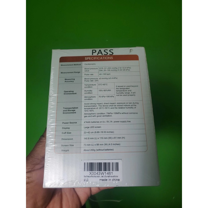 Invaxe Blood Pressure Machine, Automatic Upper Arm Blood Pressure Monitor,