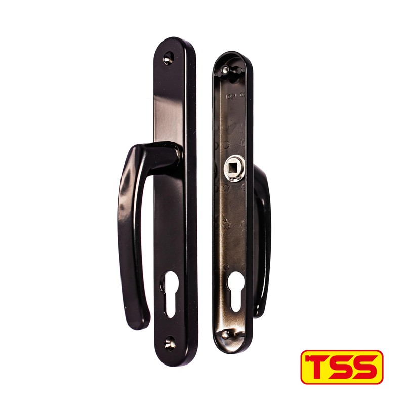 TSS UPVC Door Handles Lever/Lever 92mm PZ (Centres) 210mm Screw
