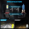 SJMYXCLW For Ford Expedition 2007-2014 LED Headlight Hi/Lo + Fog