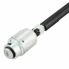 Bohaner Bonnet Lock Repair Kit Bonnet Release Bonnet Lock Cylinder Locking Kit for Ford Focus MK2 C-max with 2 Keys Black 1355231