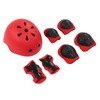7pcs/set Children Safety Helmet Knee Elbow Pad Sets Breathable Riding