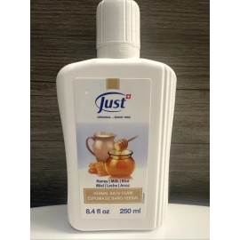 Swiss Just  Honey Milk Rice Miel Leche Arroz Herbal Bath  Foam Espuma p Baño