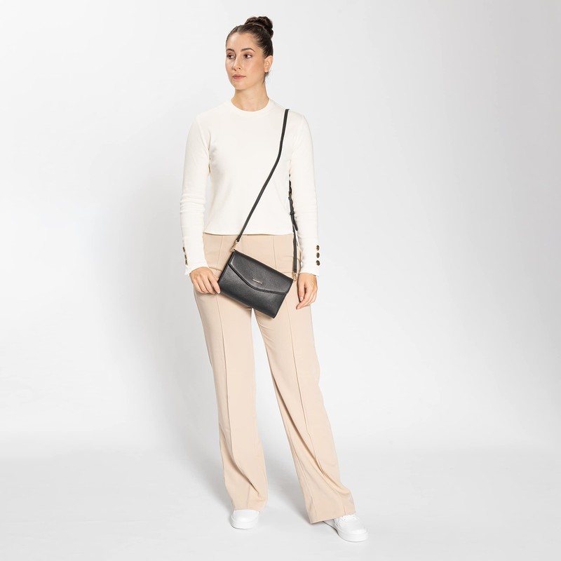 Lazarotti Bologna Women's Leather Handbag | Removable & Adjustable Shoulder