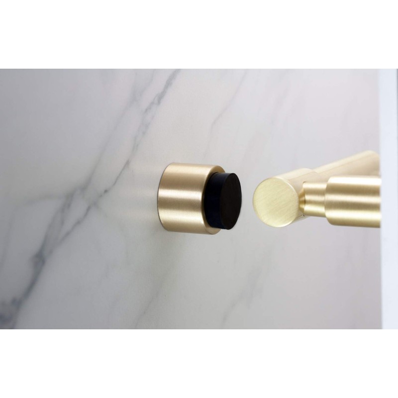 EVI Herrajes, I-198/28, Brass Wall Door Stopper for Handle with