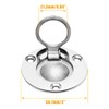 Waziaqoc Flush Pull Ring, Round Ring Pull 316 Stainless Steel