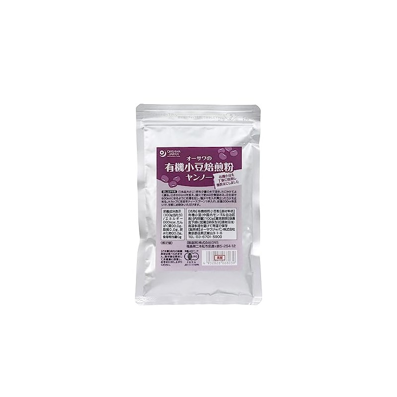 Vegetable Heart Osawa Organic Adzuki Bean Roasting Powder (Yannno), 3.5