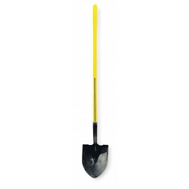 Round Point Shovel, 48 In.Handle, 16 ga.