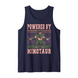 Powered by Minotaur Mythical Strength Humor Tank Top