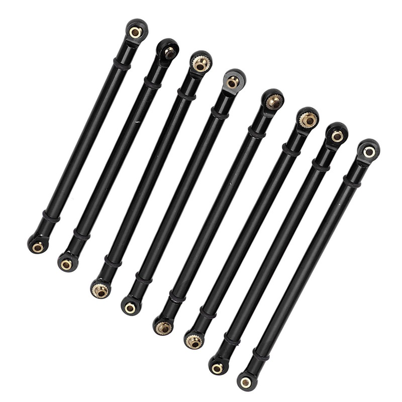 8pcs M3 Aluminum Alloy Link Rod Linkage Set for Axial