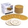 ABRAPRO 5-Inch 8-Hole Hook and Loop Sanding Discs, 60 Grit