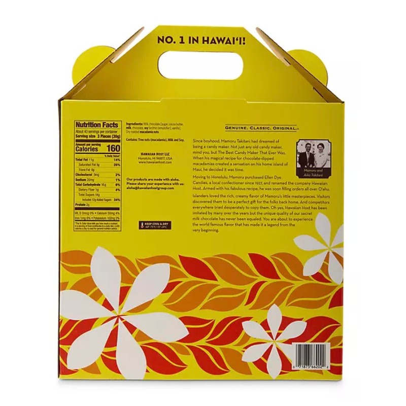 Hawaiian Host Island Macs Tiare Milk Chocolate Covered Macadamia Nuts