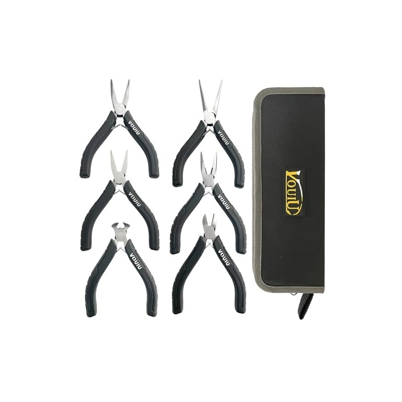 VOUIU 6-Piece Mini Pliers Set