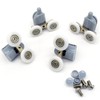 Shower Double Door Roller Runners Wheels Plastic Pulley for 4-6mm