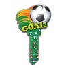 Lucky Line Key Shapes, Soccer, House Key Blank, KW1/11, 1