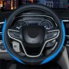 SHIAWASENA Auto Car Steering Wheel Cover, Universal 15 Inch Fit,