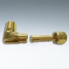 Flowbal GHJL-0106 L-Shaped Hose Joint Brass 1/8x6