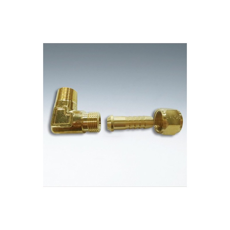 Flowbal GHJL-0106 L-Shaped Hose Joint Brass 1/8x6