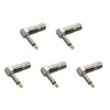 Adaptador Convertidor de Audio 5 Pcs, Conector 6.35mm, Plug 1/4
