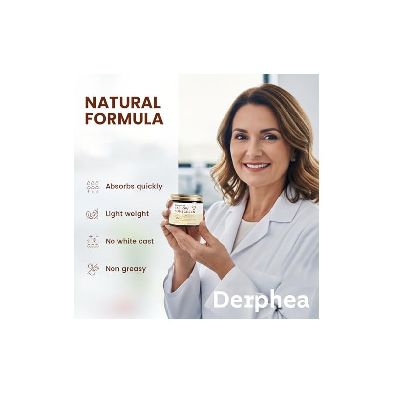 DERPHEA Tallow Honey Balm & Tallow Sunscreen