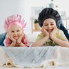 6 Pieces Children'S Nightcaps, Simple Solid Color Hair Care Cap,