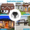 Round Wall Vent Cap, Stainless Steel Exterior Wall Air Vent,