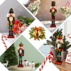 Szhhrxi 2024 Nutcracker Figure, 2 Large Wooden Nutcracker Christmas Figures,