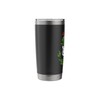 Tattoo Style Floral Skull Stainless Steel Insulated Tumbler