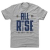 500 LEVEL Aaron Judge Shirt (Cotton, Small, Heather Gray) -
