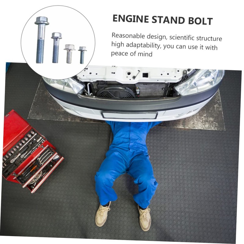 SUPVOX 12pcs Engine Stand Bolt Kit for Series Engines Mounting