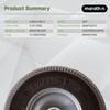 Marathon 00090 Flat-Free 2.80/2.50-4 Tire and Wheel Assembly, 3” Centered