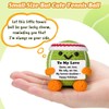 Weming Couple Mini Crochet Tennis Ball Plush with Story Card,