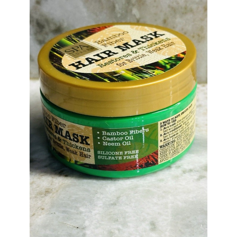 CURLS SPA Luxury Bamboo Fiber /Castor Oil/Neem Oil Hair Mask-