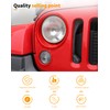 Hoolcar Headlight Bezels Headlight Cover Trim & Front Turn Signal