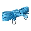 33ft Nylon Clothesline with Hooks,Clothes Drying Rope Portable Travel Clothesline,Perfect