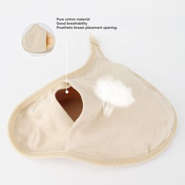 Mastectomy Breast Prosthesis, Cotton Breast Prostheses, Lightly Ventilated Breasts, Hook Chest Protection Pockets, Sleeves, Artificial Breasts for Breast Prostheses, Breast Prostheses, Mastectomy