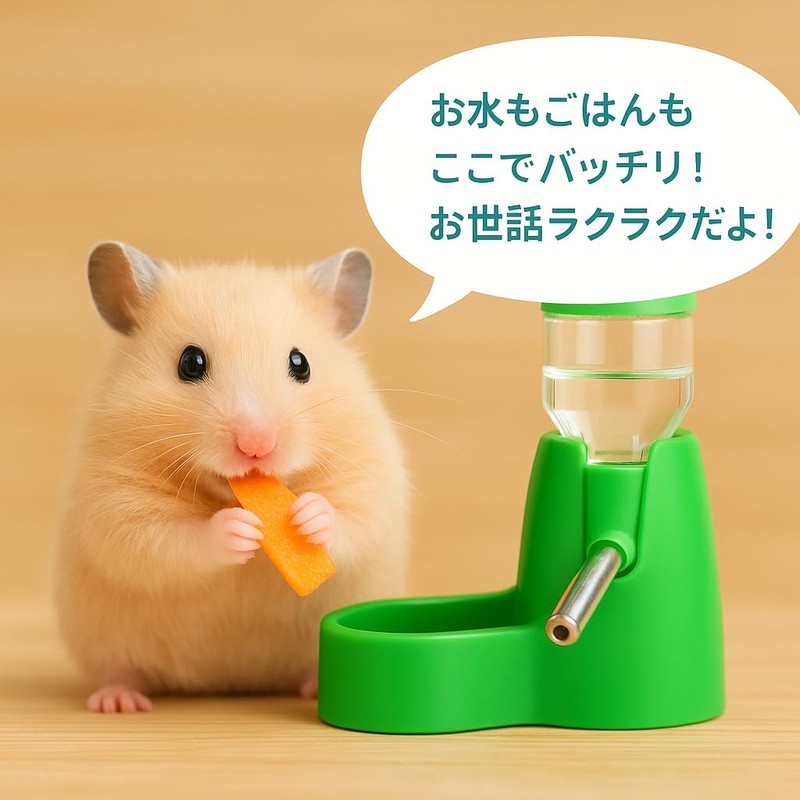 E&K726 Small Animals Hamster Water Fountain (80ml) Food and Water