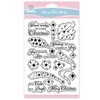 GLOBLELAND Christmas Star Lace Clear Stamp for Scrapbooking Christmas Greetings